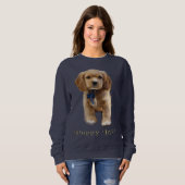 子犬Tシャツ スウェットシャツ (正面フル)