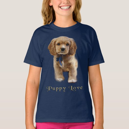 子犬Tシャツ Tシャツ (正面)