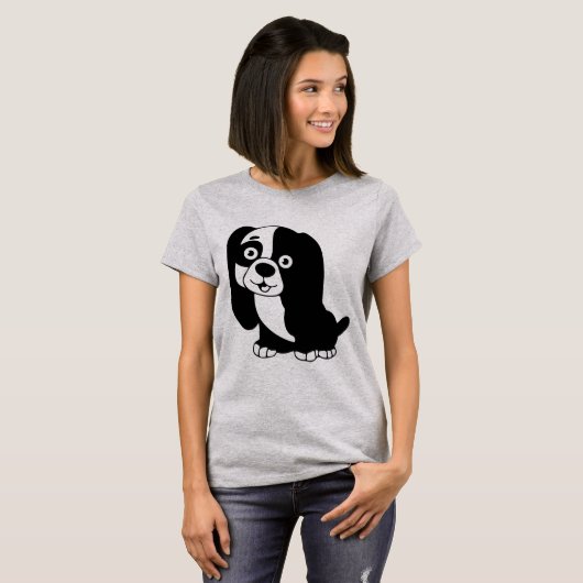 子犬Tシャツ Tシャツ (正面フル)