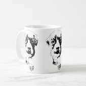 子犬X愛1 コーヒーマグカップ (正面左)