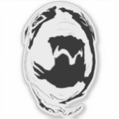 子犬X愛2 シール (正面)