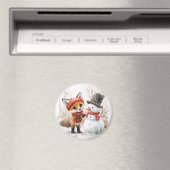 子狐と雪だるま マグネット (インサイチュ (食洗機))
