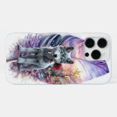 子狼と羽 iPhoneケース (裏面横)