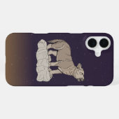 子狼の遠吠え iPhoneケース (裏面横)