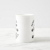 子猫いけな骨中国マグカップ ボーンチャイナマグカップ (正面)