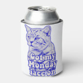 子猫おもしろいや飼い主の不機嫌な猫ミーム 缶クーラー (缶正面)