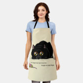 子猫お尻ウィグル エプロン (着用した状態)