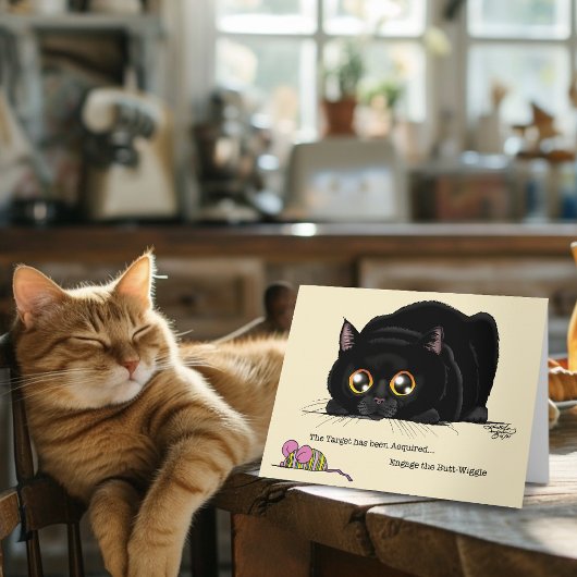 子猫お尻ウィグル カード