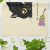 子猫お尻ウィグル キッチンタオル (折り畳み)