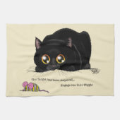 子猫お尻ウィグル キッチンタオル (横)