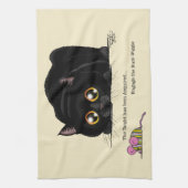 子猫お尻ウィグル キッチンタオル (縦)