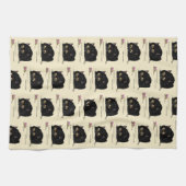 子猫お尻ウィグル キッチンタオル (横)