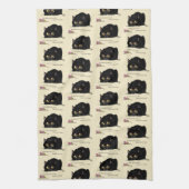 子猫お尻ウィグル キッチンタオル (縦)