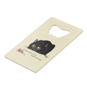 子猫お尻ウィグル クレジットカード栓抜き (正面アングル)