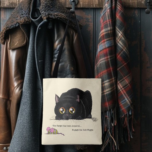 子猫お尻ウィグル トートバッグ