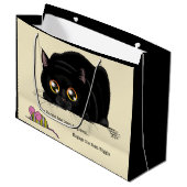 子猫お尻ウィグル ラージペーパーバッグ (正面アングル)