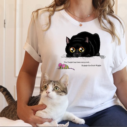 子猫お尻ウィグル Tシャツ