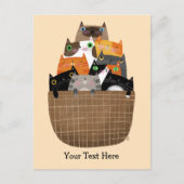 子猫かご ポストカード (正面)