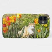 子猫かわいらしンザチューリップガーデンiPhone 5ケース Case-Mate iPhoneケース (裏面(横))