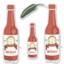 子猫か？マラカス・サルサのホットソース猫 シール