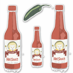 子猫か？マラカス・サルサのホットソース猫 シール