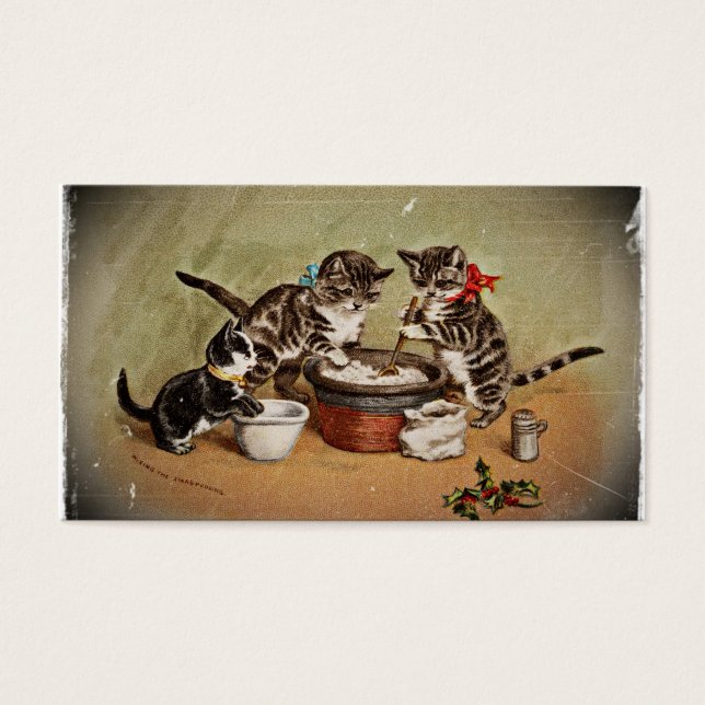 子猫がプリンを作る (正面)