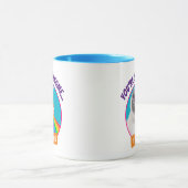 子猫が虹をこぼす マグカップ (中央)