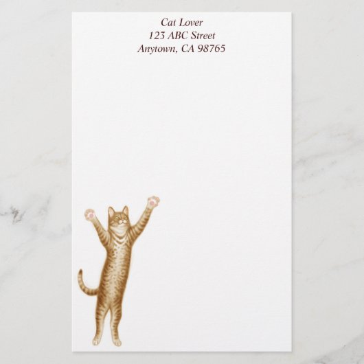 子猫すごいカスタマイズ文房具 便箋 (正面)