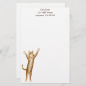 子猫すごいカスタマイズ文房具 便箋 (正面/裏面)