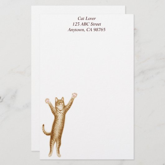 子猫すごいカスタマイズ文房具 便箋 (正面/裏面)