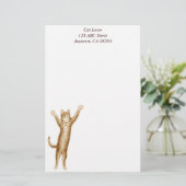 子猫すごいカスタマイズ文房具 便箋 (スタンド正面)