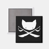子猫すてき海賊磁石 マグネット (正面/裏面)