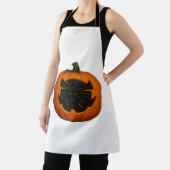 子猫たっぷりのカボチャ – かわいい黒猫ハロウィン エプロン (インサイチュ)