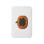 子猫たっぷりのカボチャ – かわいい黒猫ハロウィン バスマット (正面縦)