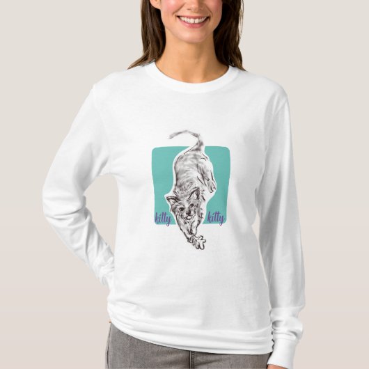 子猫ちゃん Tシャツ (正面)