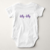 子猫ちゃんTシャツ ベビーボディスーツ (裏面)