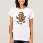 子猫でいっぱい Tシャツ (正面)