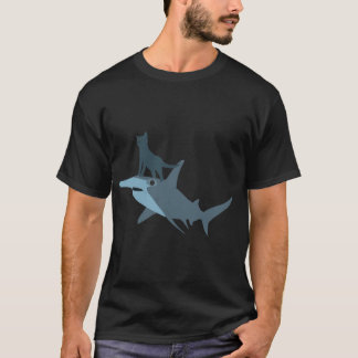 子猫とサメの友達 Tシャツ