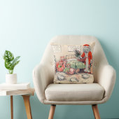 子猫とサンタ猫のルイ・ワーイン クッション (椅子)