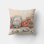 子猫とサンタ猫のルイ・ワーイン クッション (裏面)