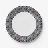 子猫とネズミ ペーパープレート (正面)