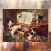 子猫とピアノ ウィンドウサイン (シート2)