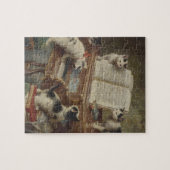 子猫とピアノ ジグソーパズル (横)