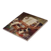 子猫とピアノ タイル (側面)