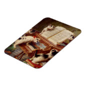 子猫とピアノ マグネット (左側)