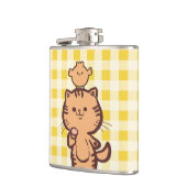 子猫とリトルチキン フラスク (左)
