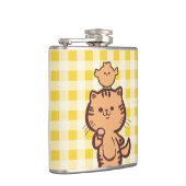 子猫とリトルチキン フラスク (右)