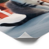 子猫と一緒に楽しめるクリスマスナイト ポスター (角)