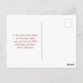 子猫と一緒に楽しめるクリスマスナイト ポストカード (裏面)