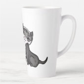 子猫と子犬 カフェラテマグ (右)